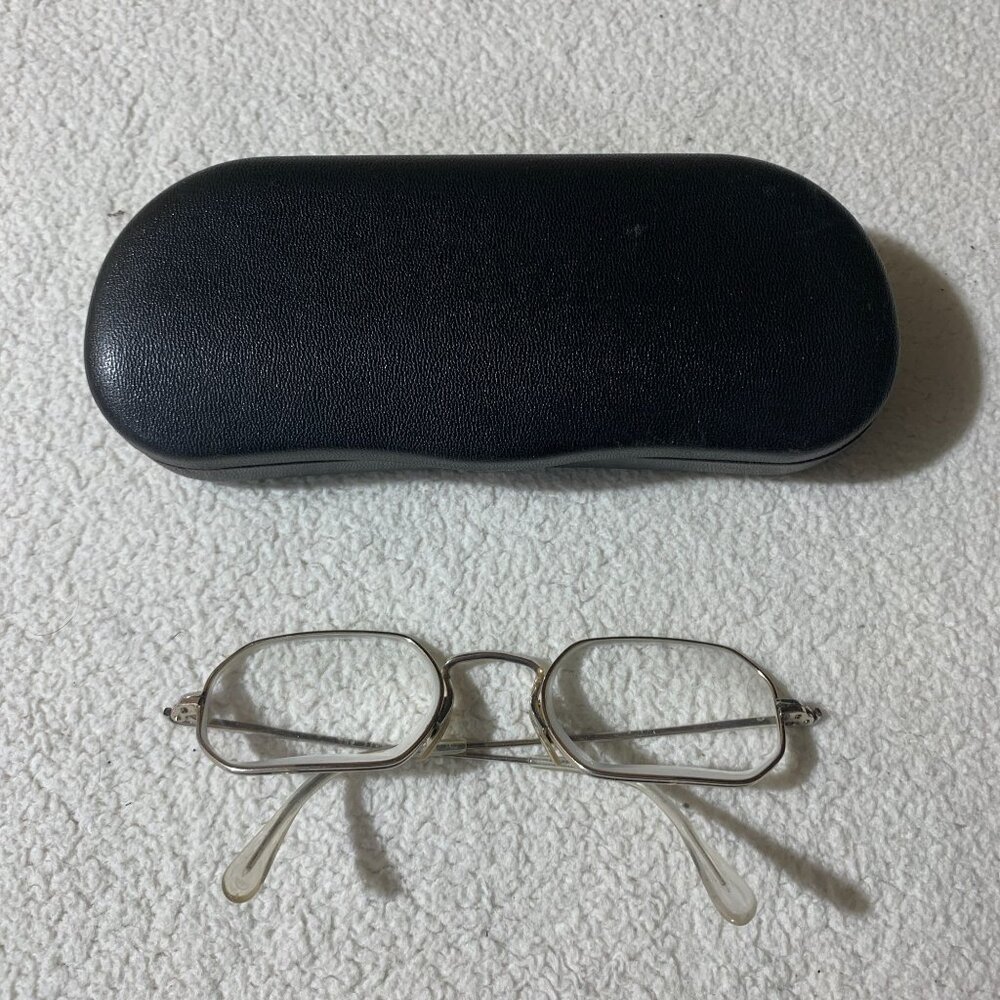 RARE Vintage D&S 314 USA 1/10 12K GF Unisex Eyeglasses Full Metal Frame S. 3/4